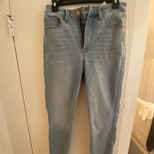 Raw Hem Skinny Jeans
